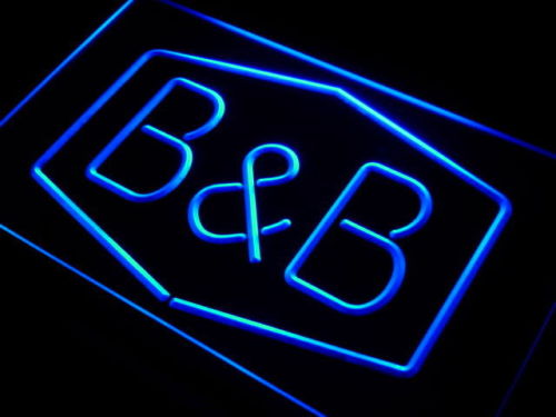 Bed and breakfast B & B Room Neon Light Sign